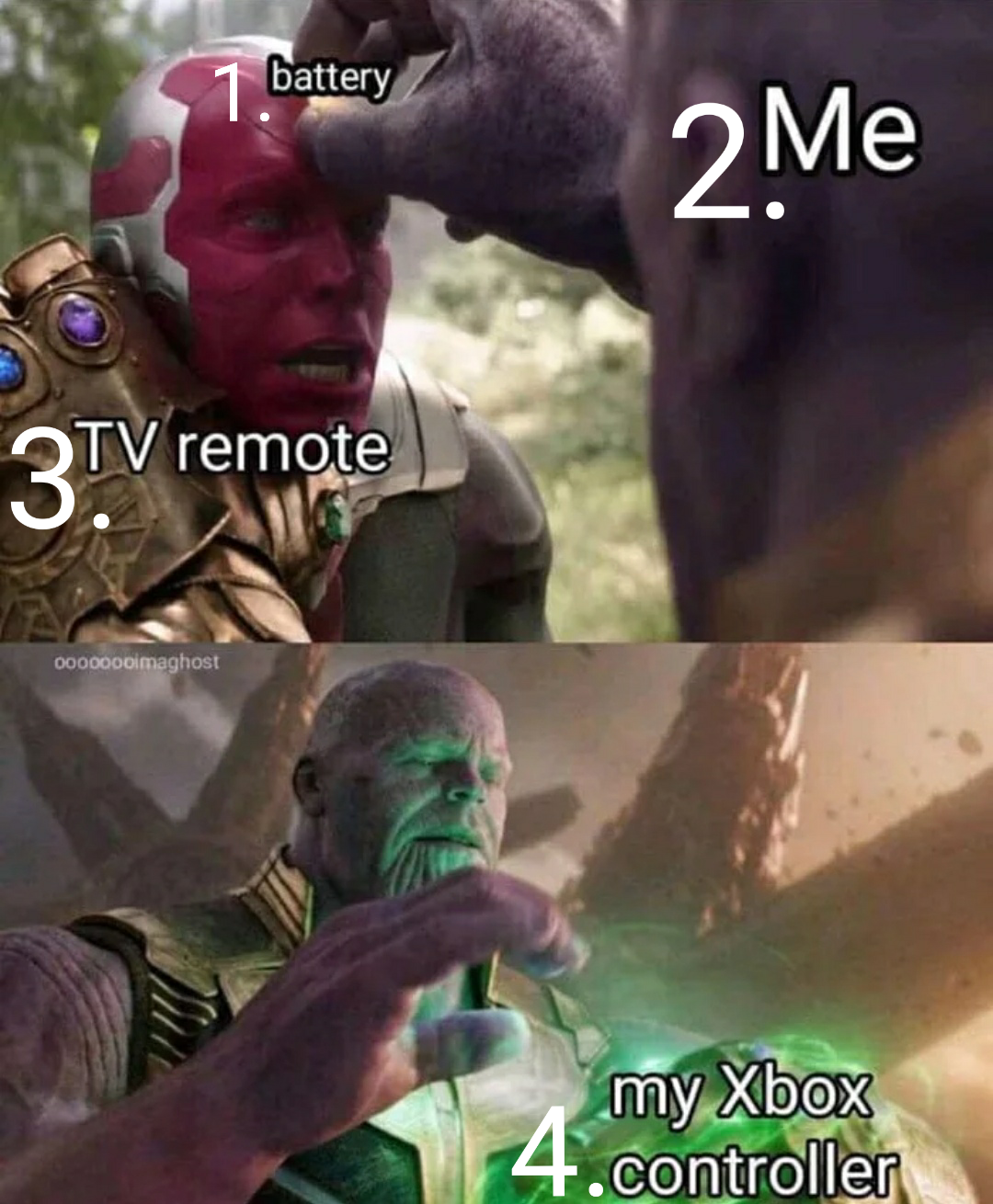 Batteries - 9GAG, Thanos