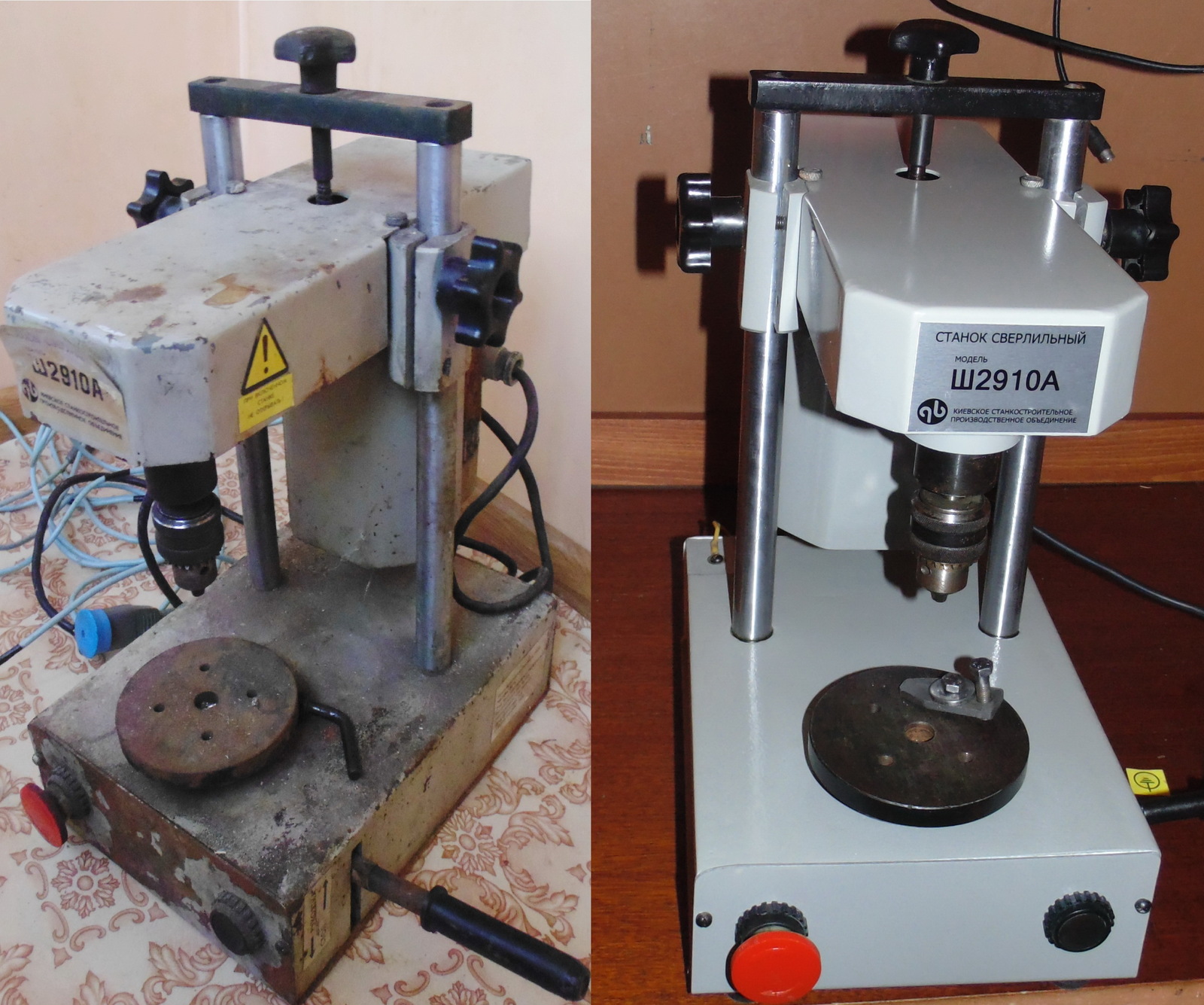 Drilling machine Sh2910A - My, Drill, Desktop Machine, drill, Longpost, 