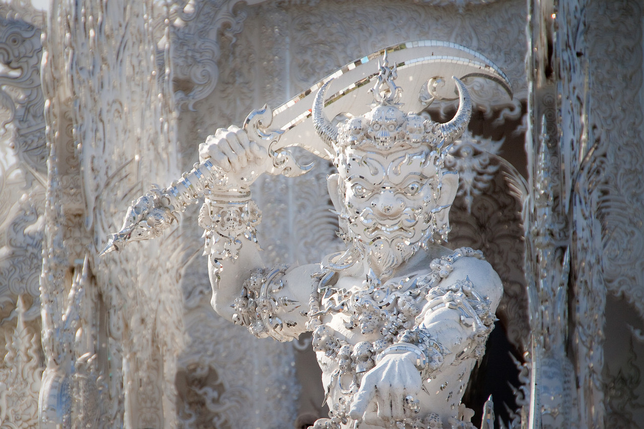 White Temple ~ Thailand - Architecture, Art, The photo, Longpost, Thailand, Temple