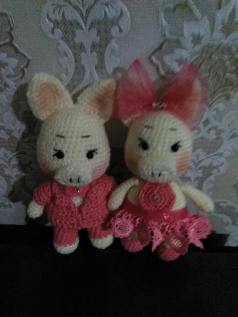 Pigs are the symbol of this year! - My, Crochet, Longpost