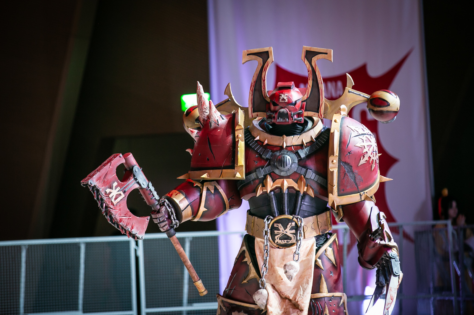 Cosplay Berserker Khorne - My, Cosplay, Warhammer, Khorne, Chaos, Longpost