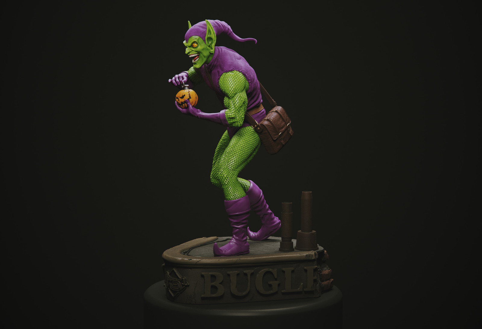 Green Goblin. - Art, 3D, Images, Longpost, Green Goblin