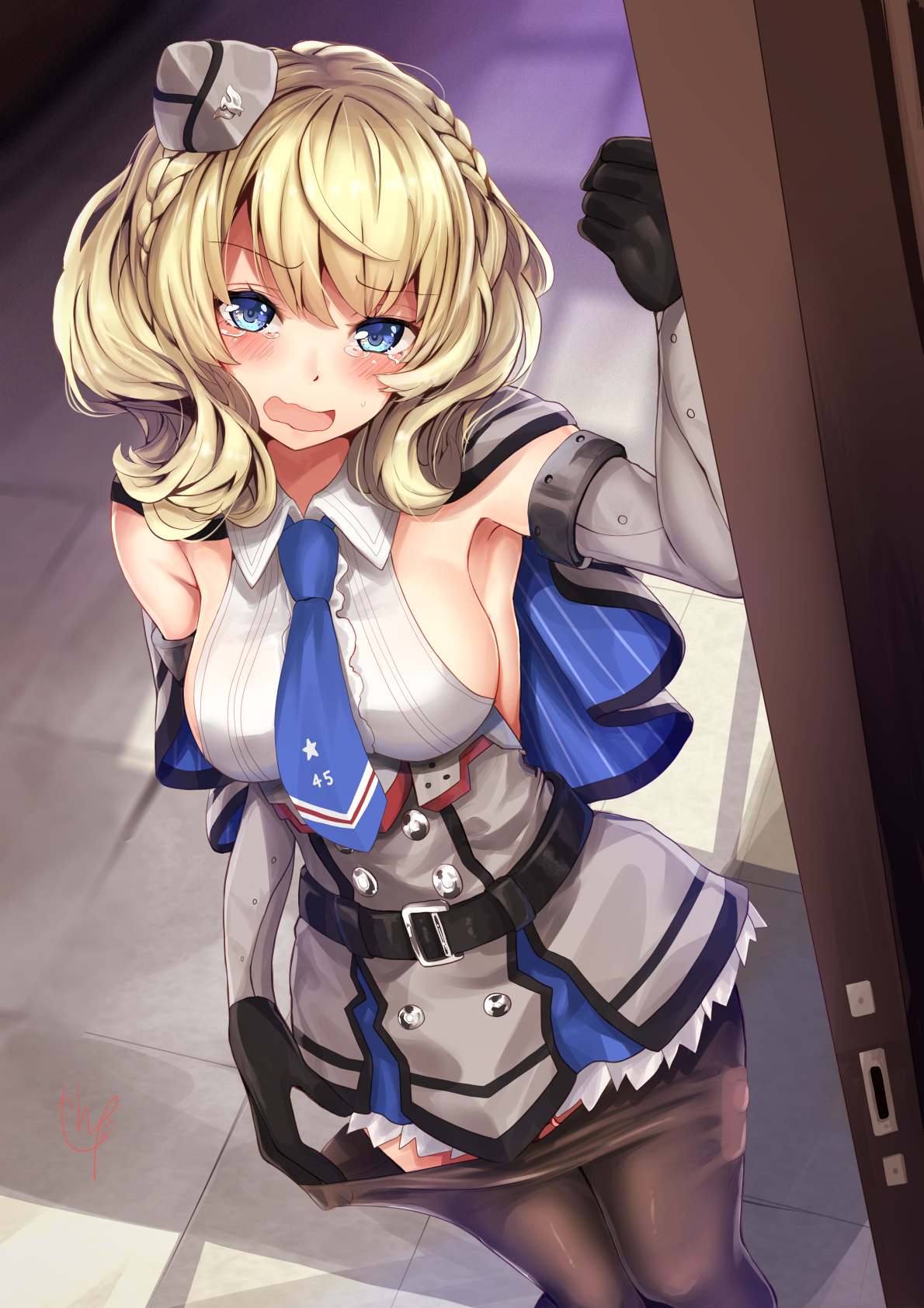 Colorado - NSFW, Kantai Collection, Uss Colorado, Anime Art, Колготки, Аниме, Арт