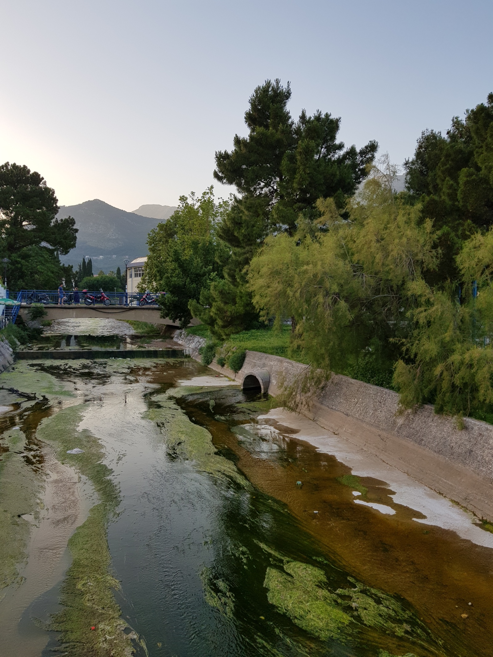 Grdjevica / Grdzhevica is the largest river in Budva, Montenegro. - My, Montenegro, Budva, Mediterranean Sea, Adriatic, Sea, Vacation, Summer, Note 8, Longpost