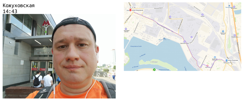 From Seligerskaya to Zyablikovo on foot. - My, City walk, Moscow, Longpost, Marathon