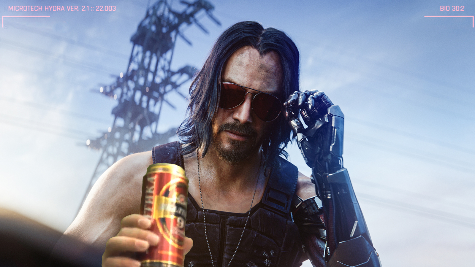 Cyberpunk 2077 Russia :) - Keanu Reeves, , Cyberpunk, Cyberpunk 2077, Russia, Games, 