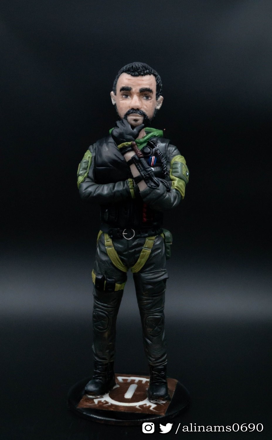 Rainbow Six Thatcher figure - My, Games, Tom clancy's rainbow six siege, Polymer clay, Needlework without process