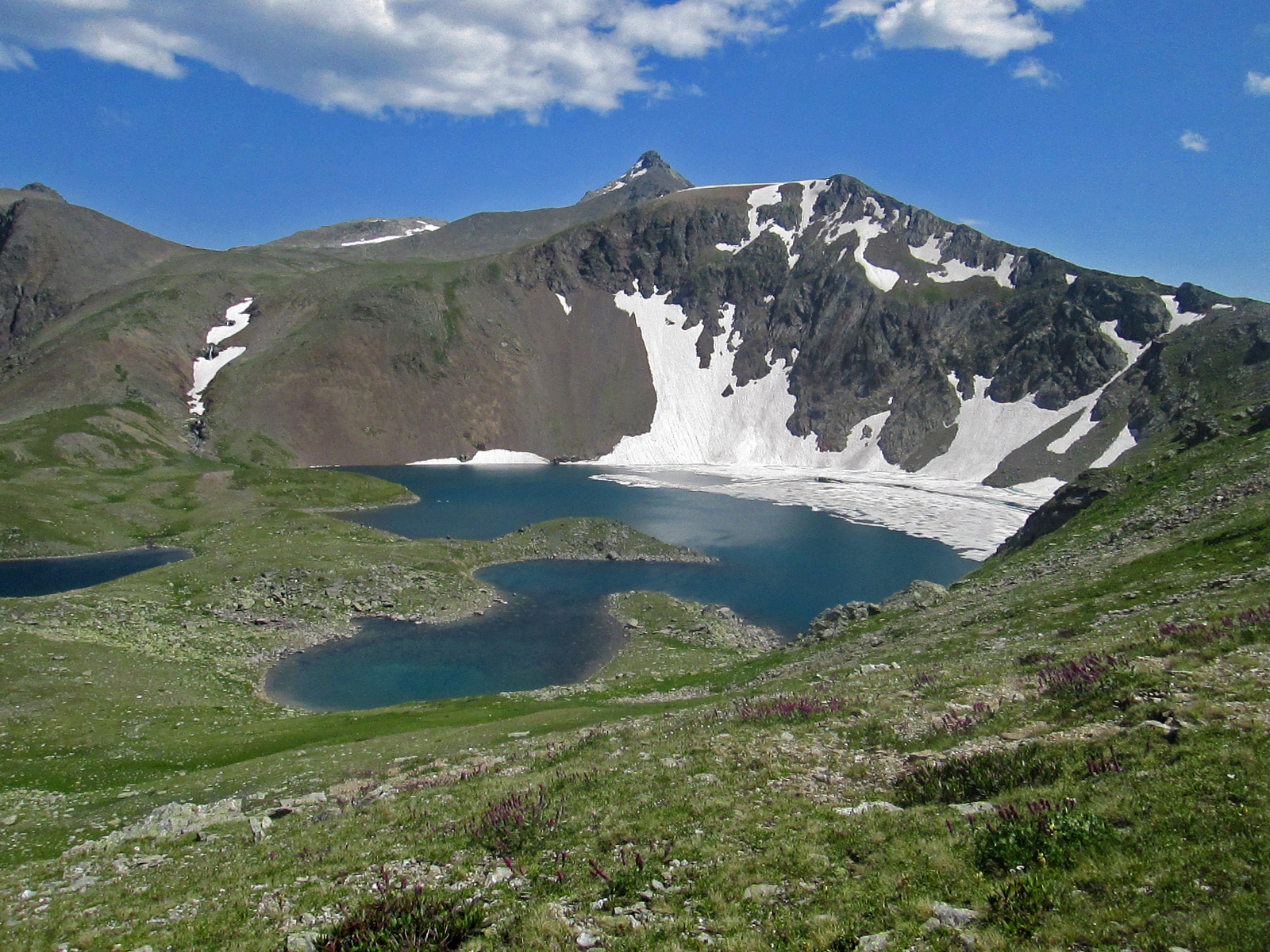 The Abishira-Akhuba Ridge and its lakes - My, The mountains, Arkhyz, Hike, Lake, Tourism, Landscape, The photo, Nature, Longpost