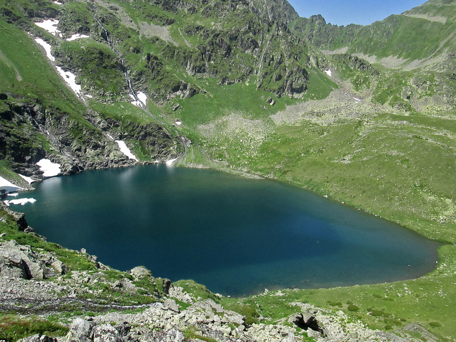 The Abishira-Akhuba Ridge and its lakes - My, The mountains, Arkhyz, Hike, Lake, Tourism, Landscape, The photo, Nature, Longpost