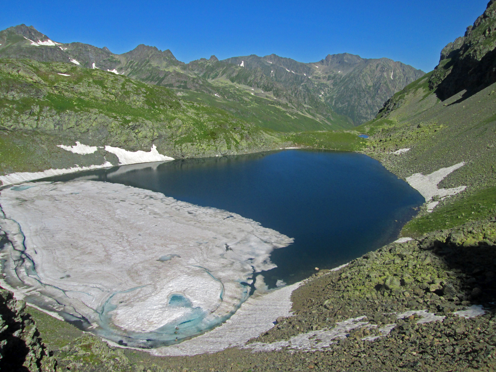 The Abishira-Akhuba Ridge and its lakes - My, The mountains, Arkhyz, Hike, Lake, Tourism, Landscape, The photo, Nature, Longpost