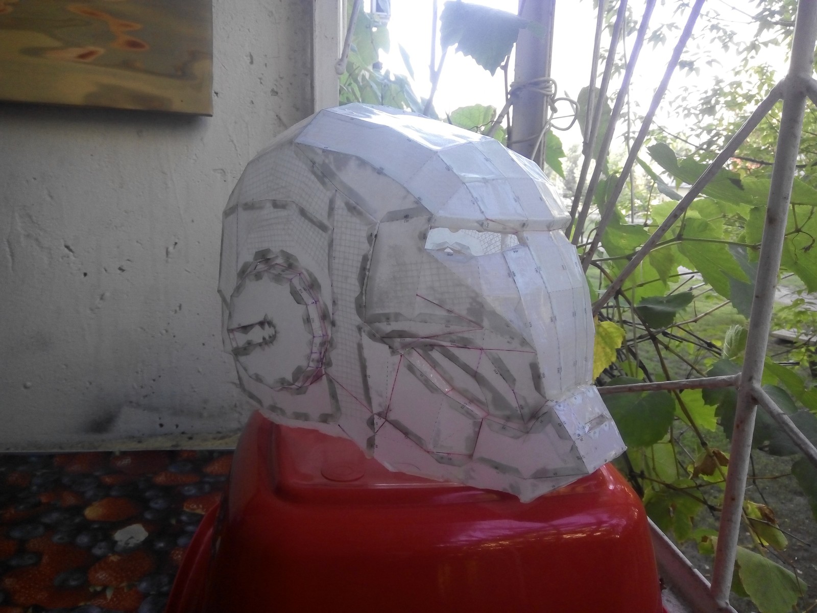 Iron man - My, Helmet, Iron Man helmet, Helmet, Papercraft, Rukozhop, Craft, Longpost, iron Man