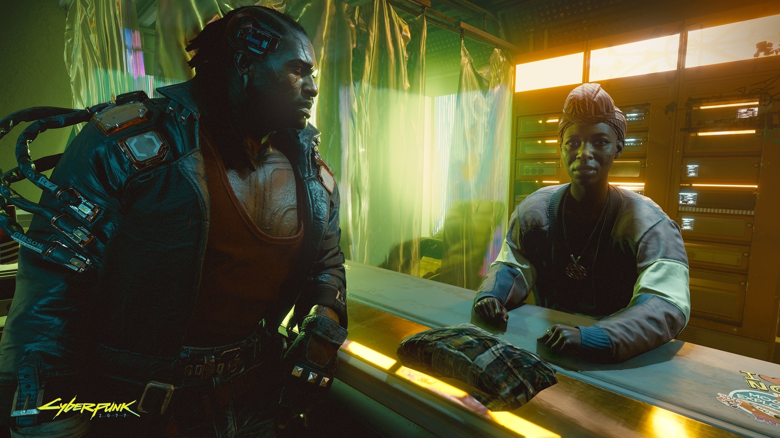 At the Cyberpunk 2077 stand, the developers shared new gameplay screenshots with journalists. - Cyberpunk 2077, E3, Computer games, Nvidia RTX, Longpost