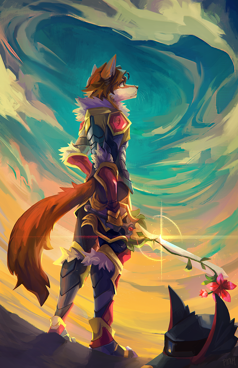 Birth by sleep - Фурри, Furry Art, Furry Fox, Kingdom Hearts, Original Character, Cercat