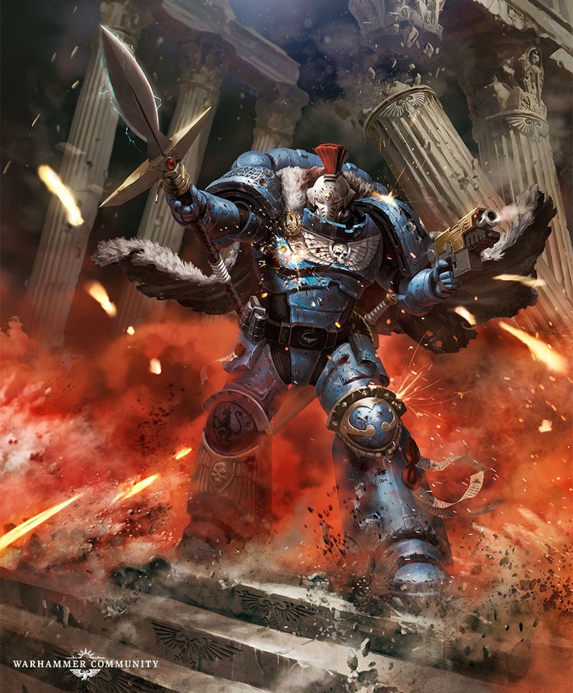 Копья Императора. - Warhammer 40k, Wh Art, Космодесант, Длиннопост