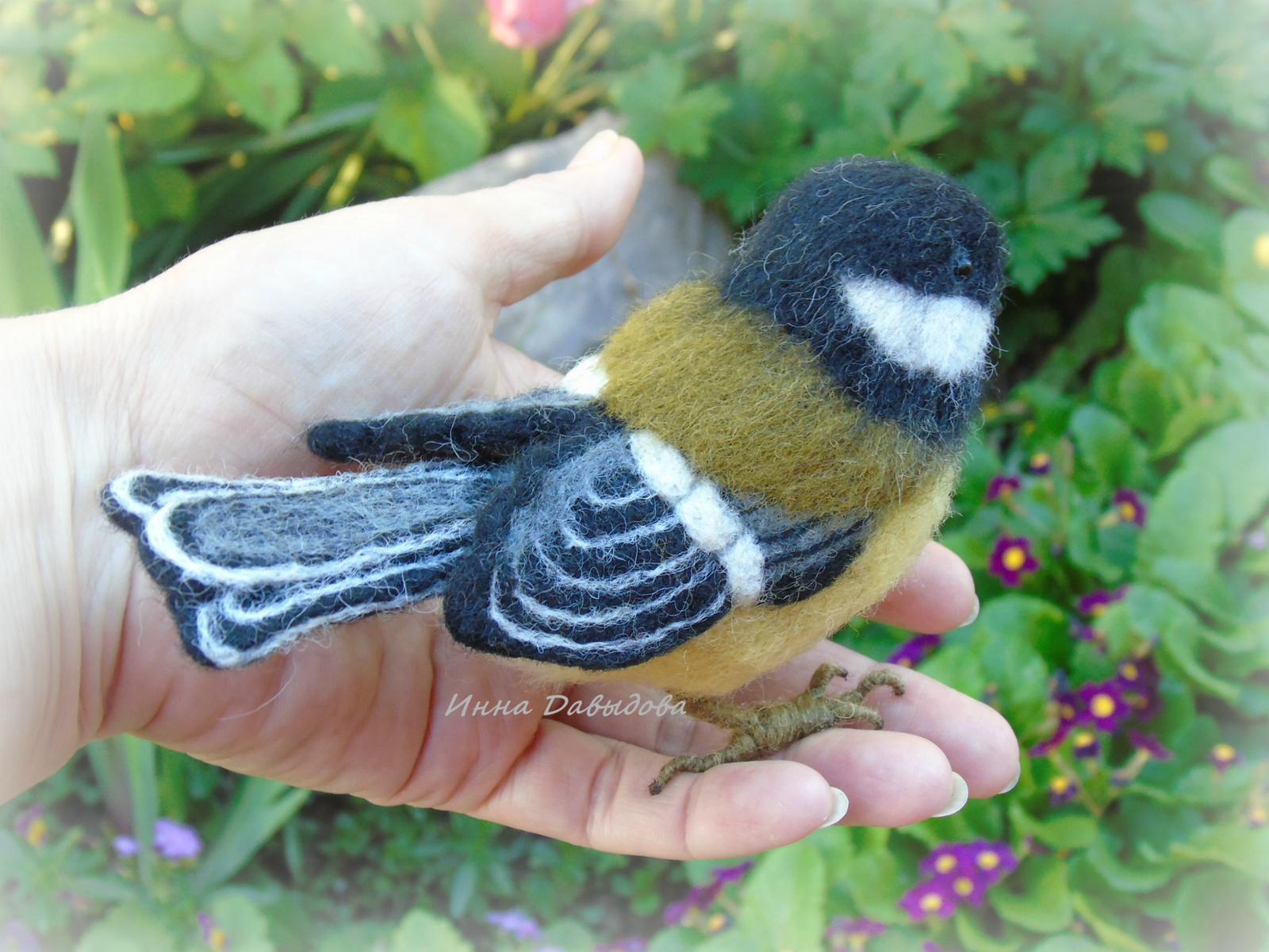 Birdies. - My, Dry felting, Wallow, , Birds, Toys, Wool toy, , Interior toy, Longpost, Сумка