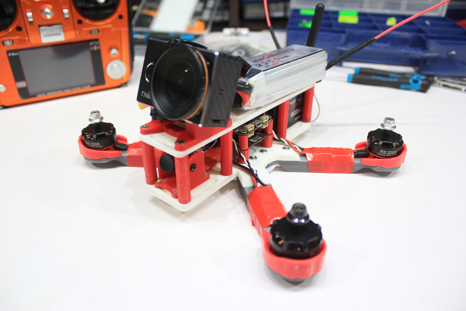 Racing FPV quadcopter on a 3D printer - My, 3D печать, Quadcopter, FPV, Akw, Video, Longpost