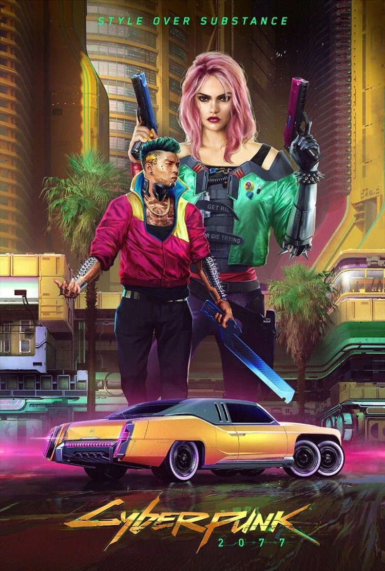 Poster - Cyberpunk 2077, Cyberpunk, Poster