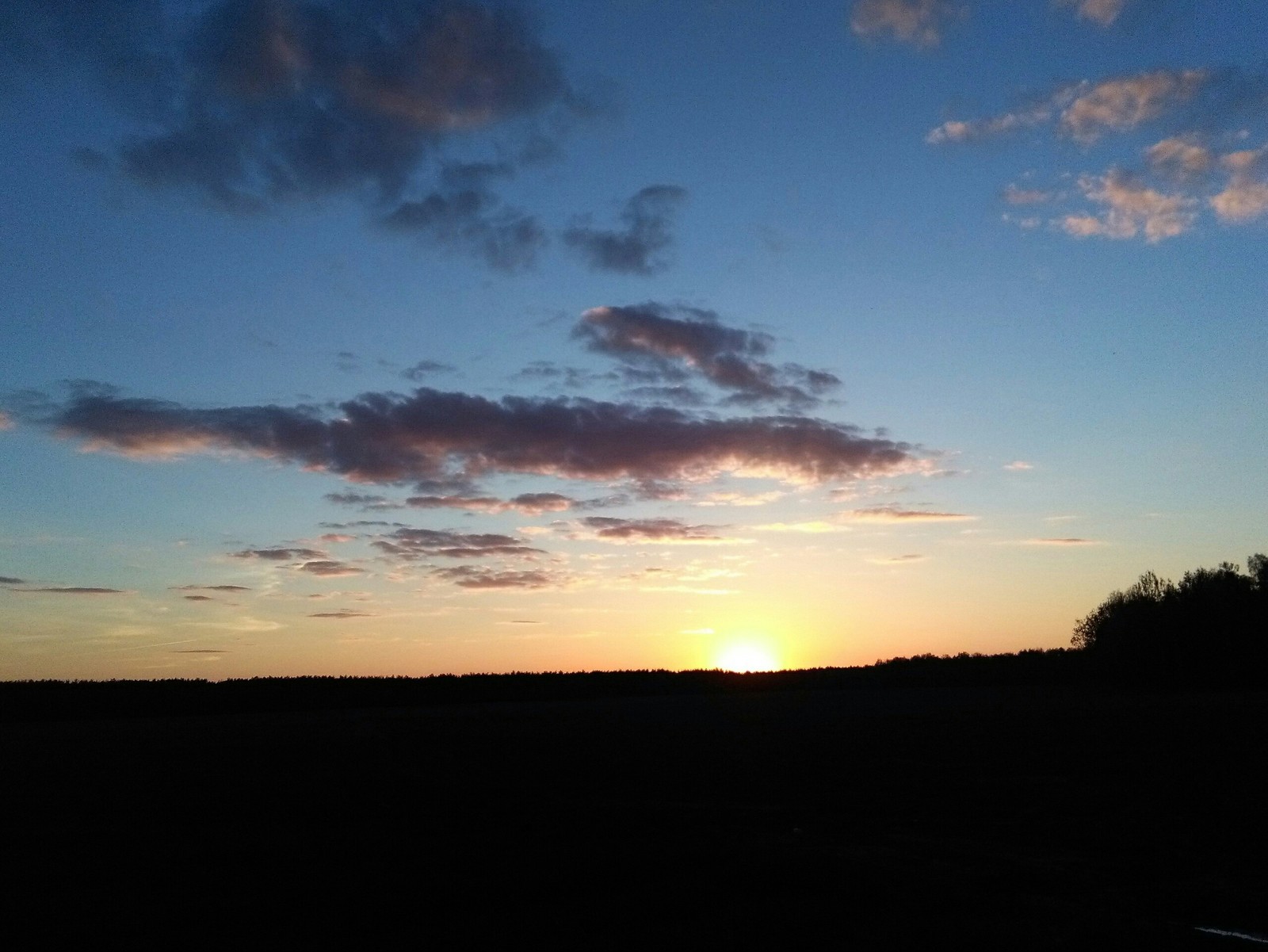 Sunset - My, beauty, Minsk, Republic of Belarus, Sky, Clouds, Sunset