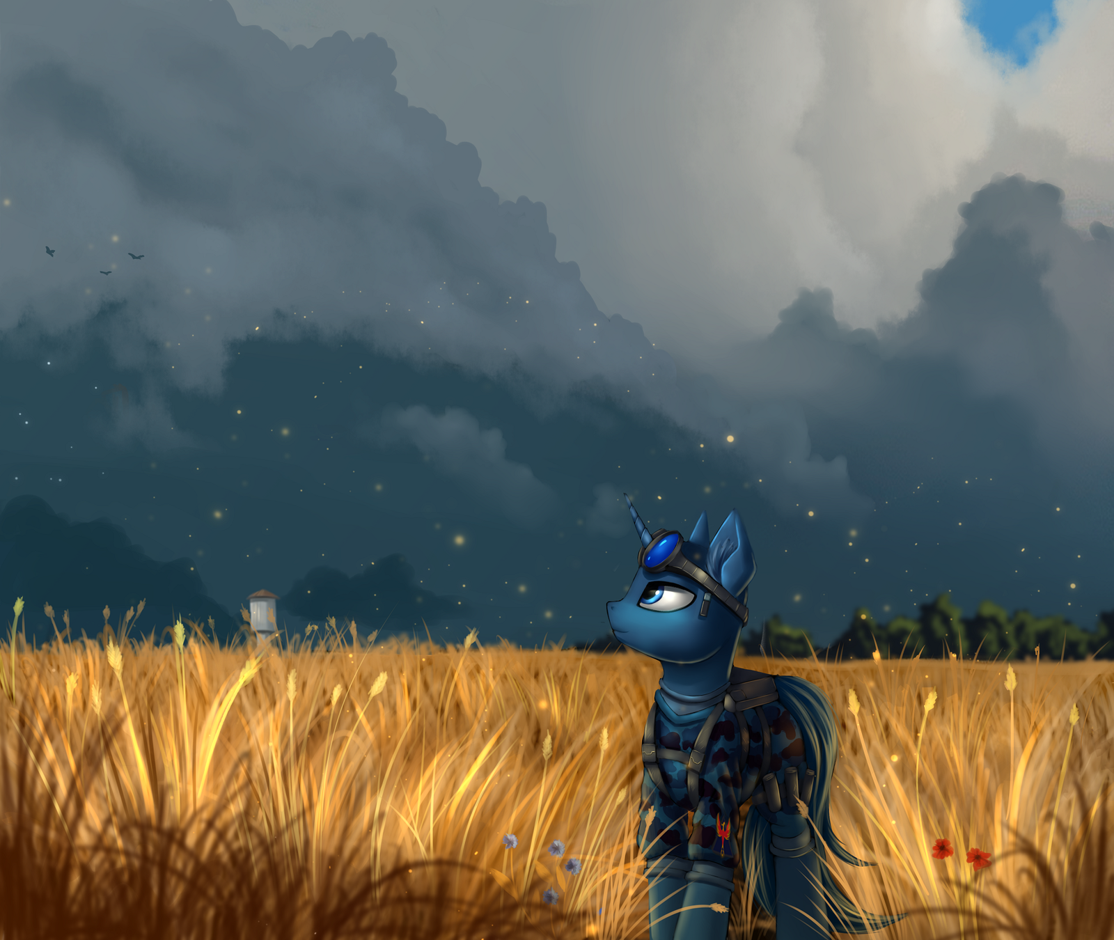 Before the rain - My Little Pony, PonyArt, Original Character, Pony-Way