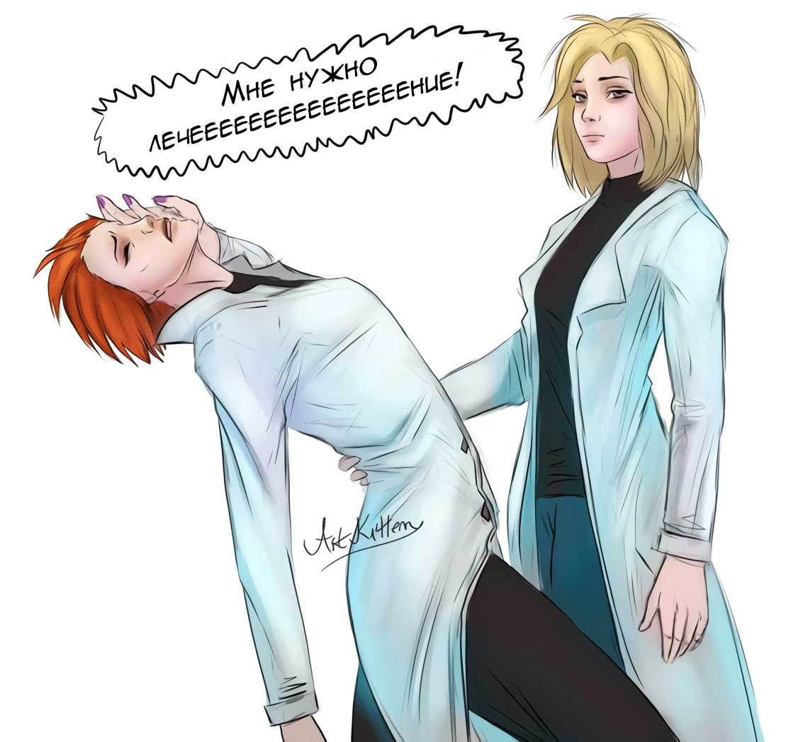 Медики - Overwatch, Moira, Mercy