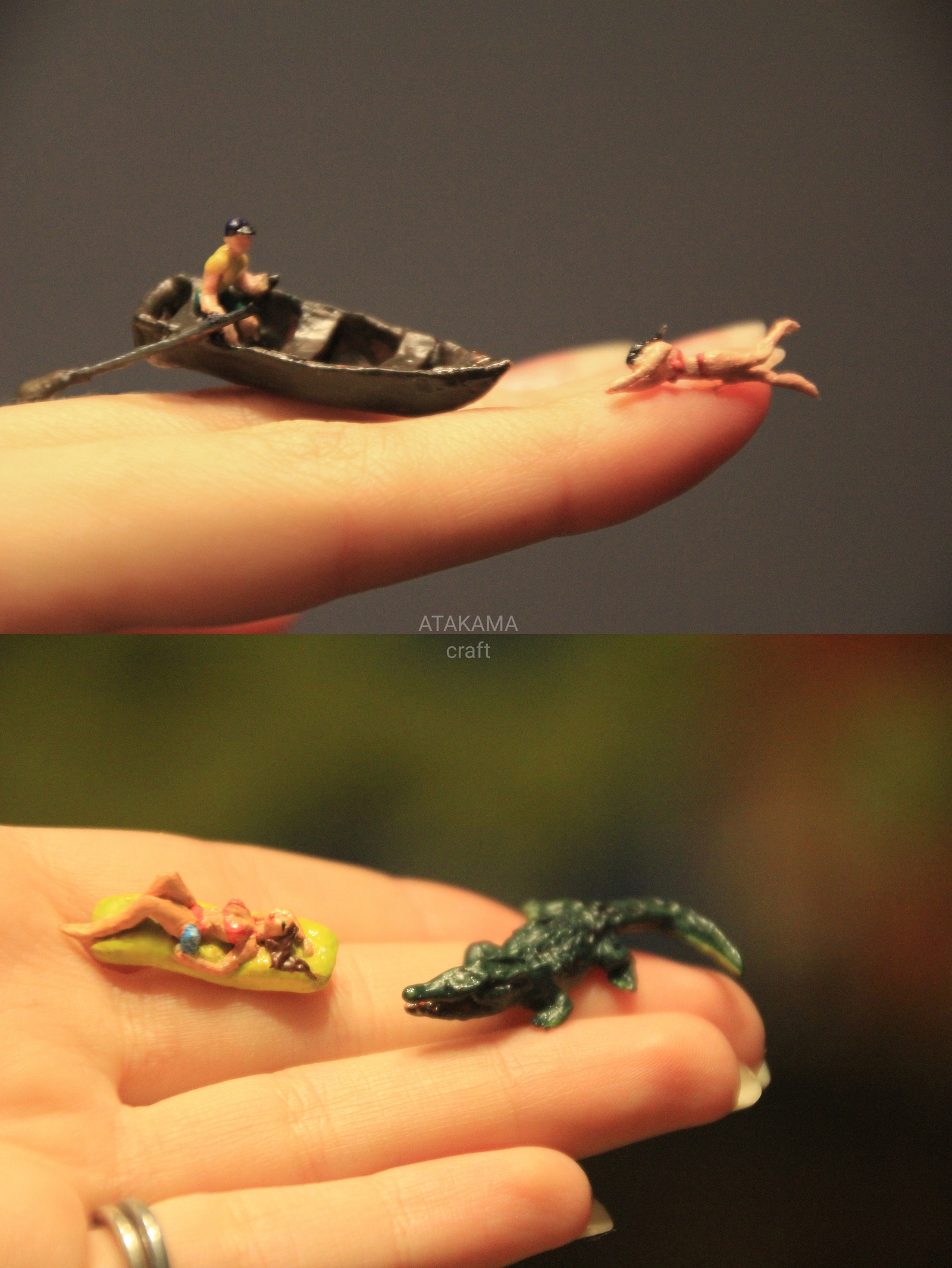 Miniature people, animals and houses - handmade figurines - My, Miniature, miniature things, Needlework without process, Miniatures, Handmade, Creation, Painting miniatures, Longpost