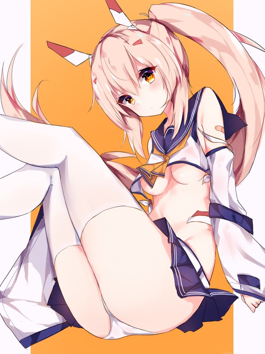 Anime Art - NSFW, Аниме, Anime Art, Azur Lane, Ayanami, Длиннопост