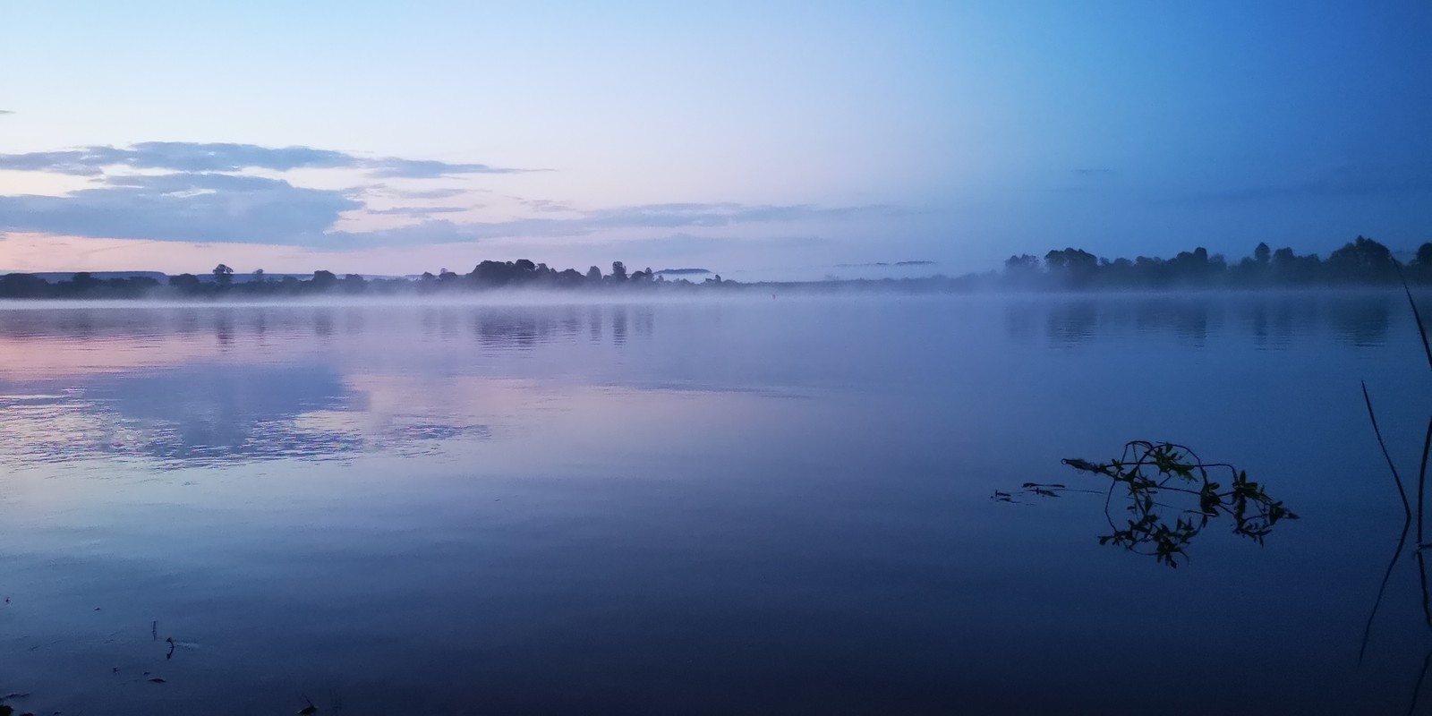 Fog on White - My, Fog, River, Belaya River, Fishing