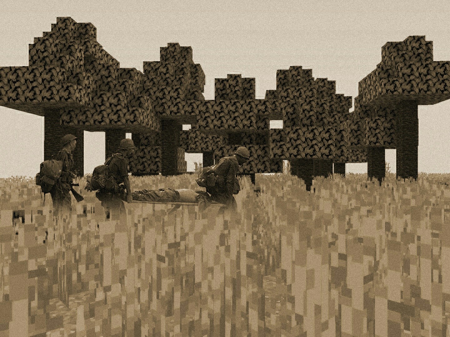 Vietnam war - My, Vietnam war, Minecraft