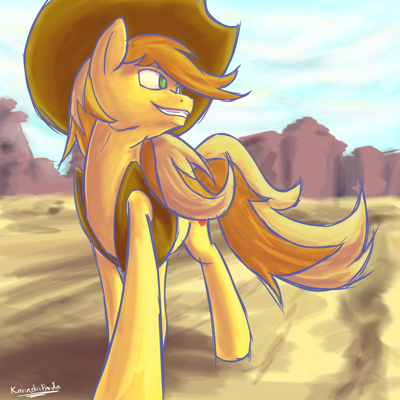 On the border - My little pony, Braeburn, Kanashiipanda