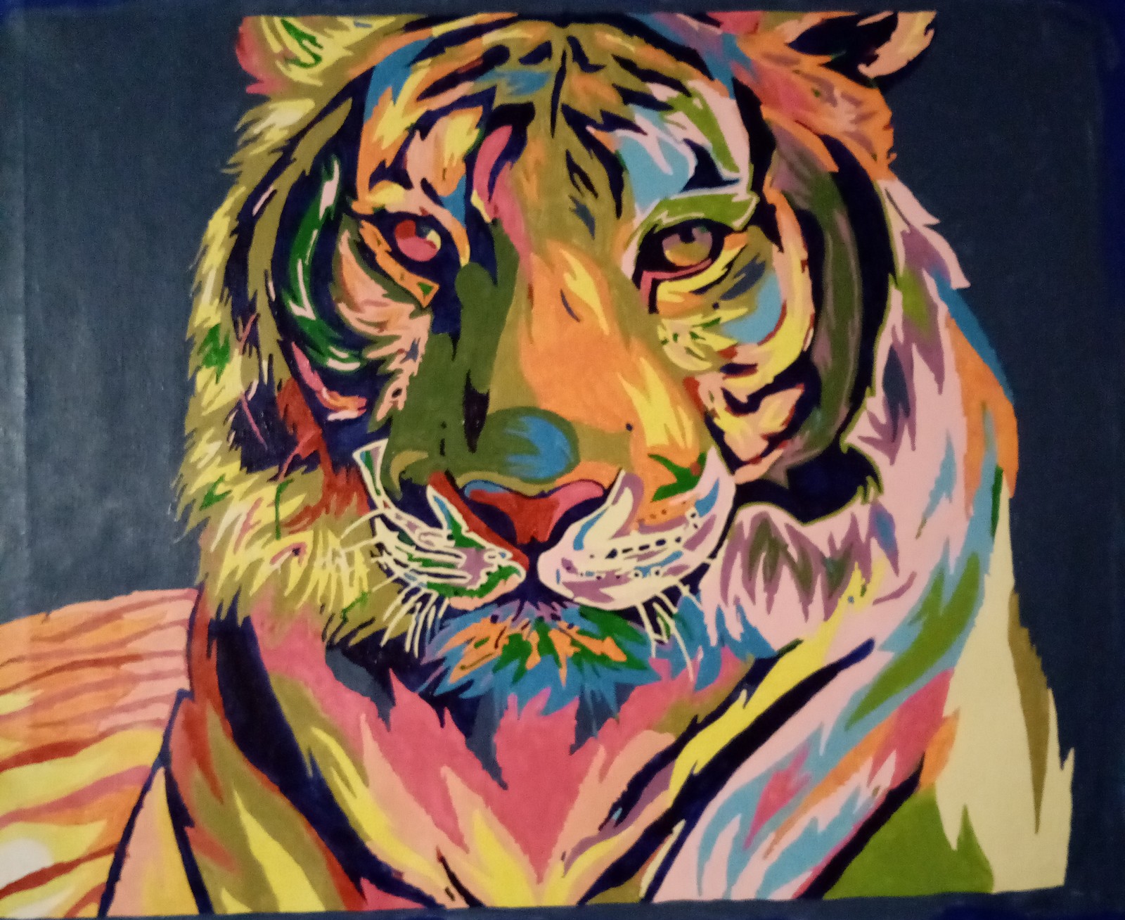 Hobby - My, Paintings by numbers, Tiger