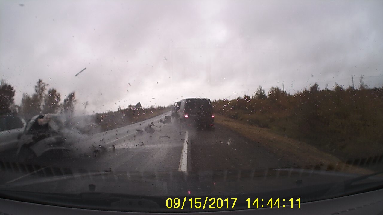 Accident with a convoy of military - My, Road accident, Serdyukov, Murmansk region, Video, Longpost