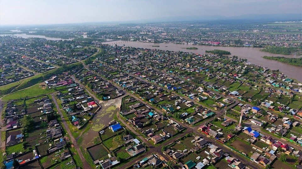 Rains and melt water drown Nizhneudinsk: emergency mode introduced in the city - Black list, Irkutsk region, Nizhneudinsk, Flood, Video, Longpost