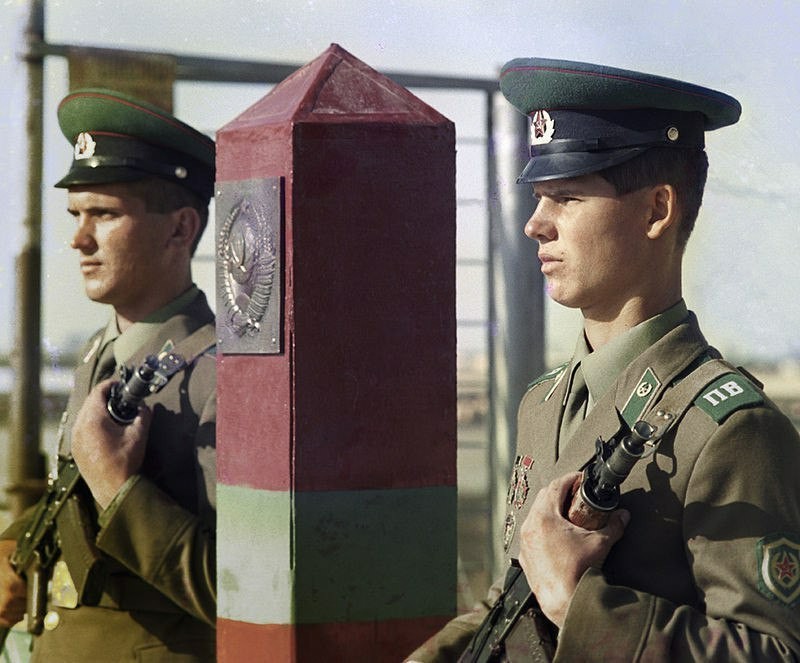 Soviet-Afghan border, UzSSR. 1988 - the USSR, Story, The border, 1988, The soldiers