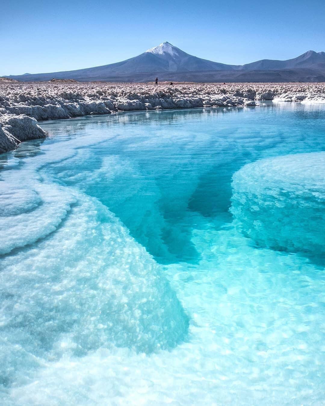 Salt flat of the Salar de Pedernales - Nature, beauty of nature, The photo, Chile