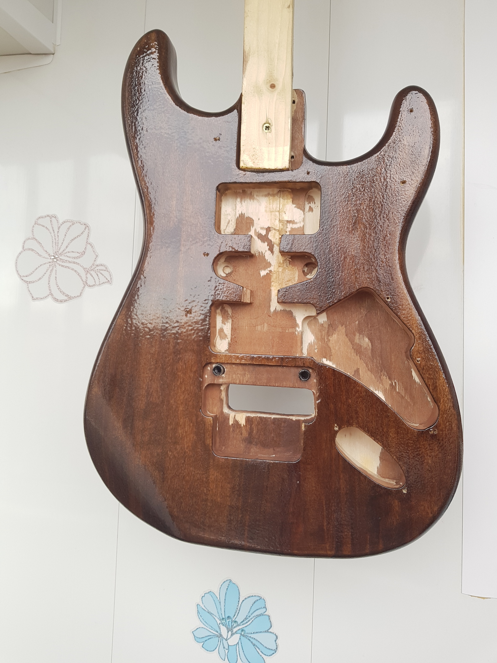 Assembly of AliCaster - My, Guitar, With your own hands, Stratocaster, Assembly, Longpost