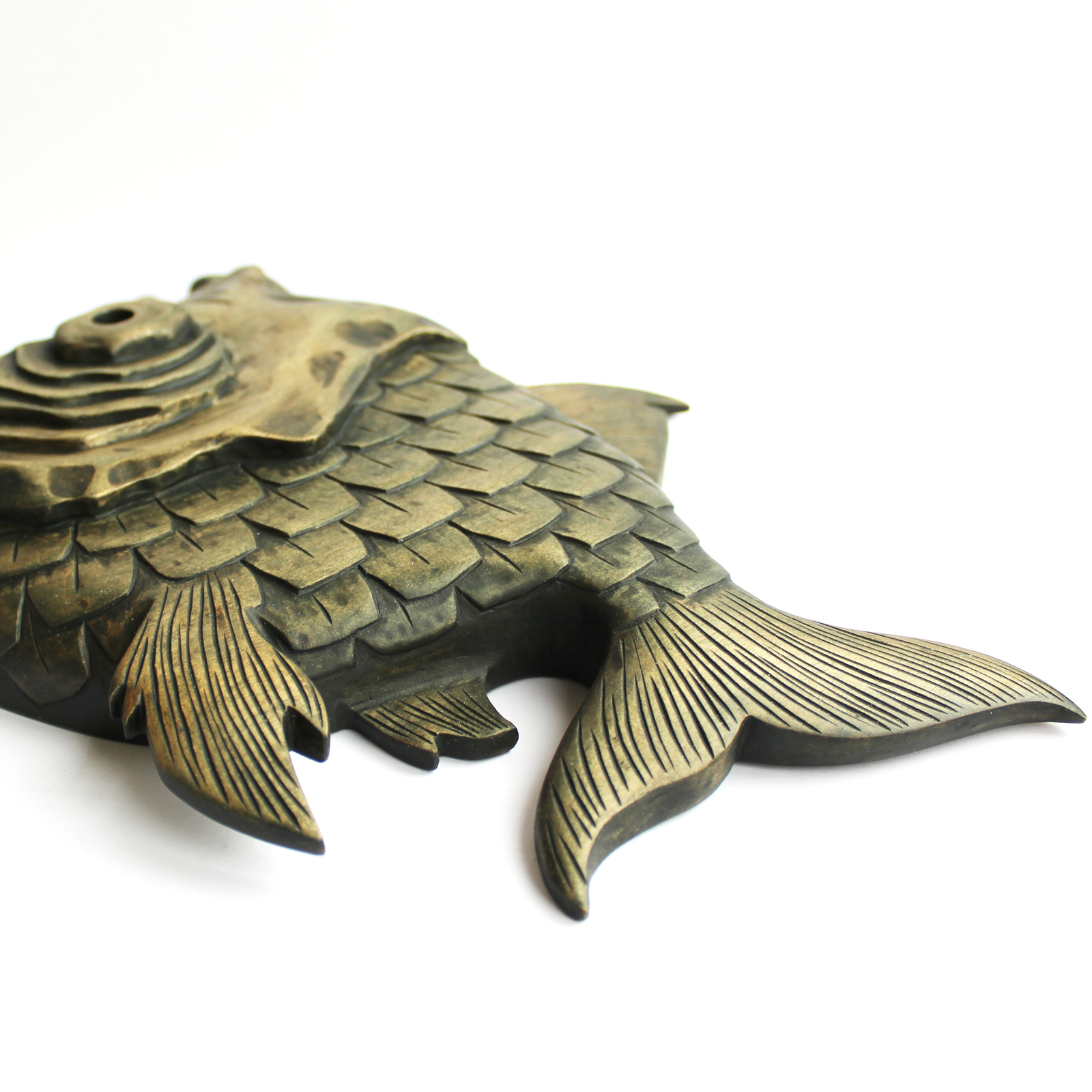 Woodcarving. Fish - My, Wood carving, A fish, Linden, Needlework without process, Longpost