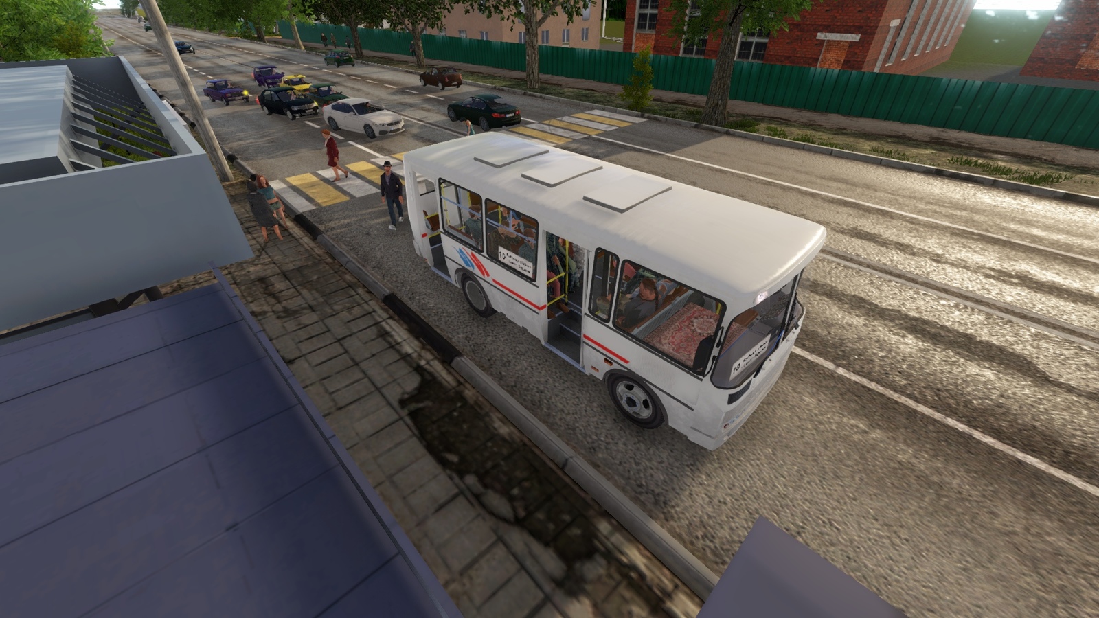 Система пешеходов для автобусного симулятора Bus Driver Simulator 2019 |  Пикабу