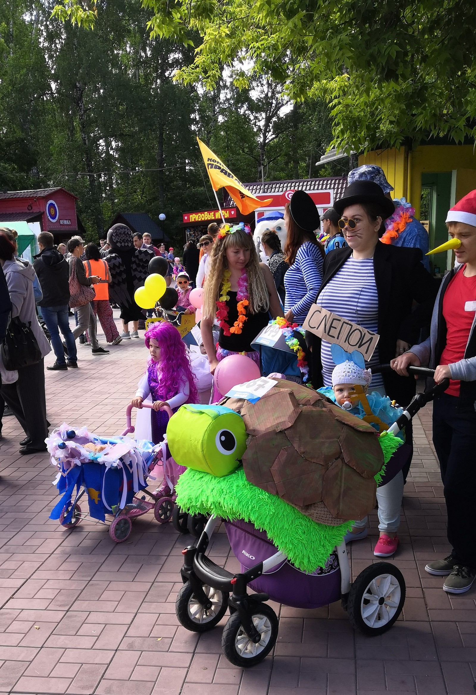 I sewed a costume for the stroller parade in Novosibirsk - My, Parade, Day of the city, Novosibirsk, Longpost