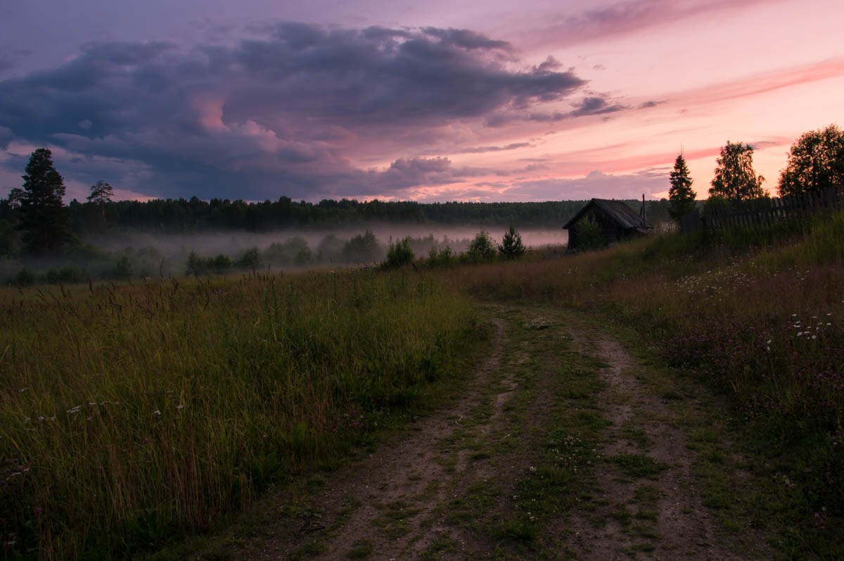 Summer evening in the village - Russia, Village, Nature, The photo, Summer, Longpost