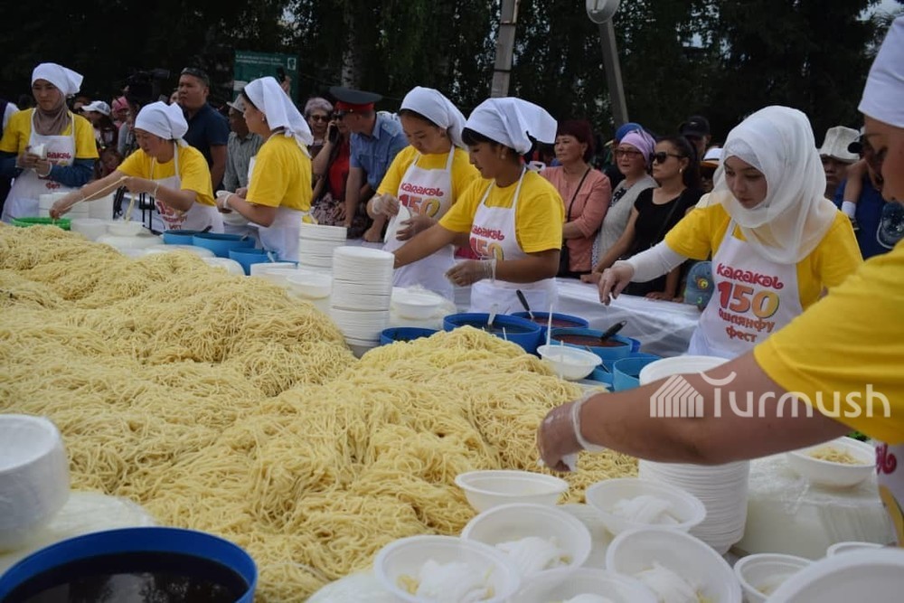 In the city of Karakol (Kyrgyzstan) prepared 1.5 tons of ashlyan-fu - Kyrgyzstan, Karakol, Ashlian-Fu, Longpost