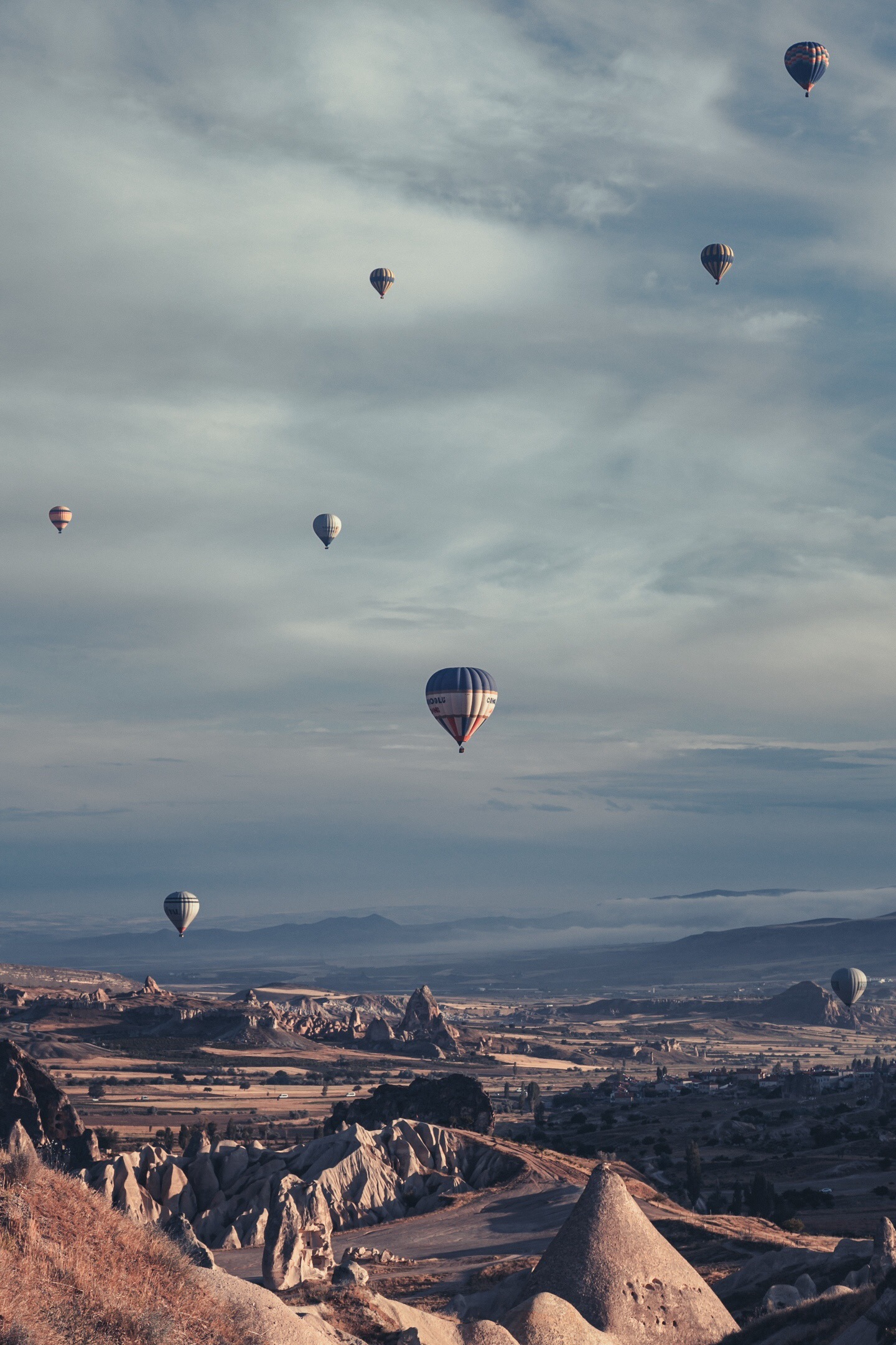 Cappadocia - My, The photo, Balloon, dawn, Turkey