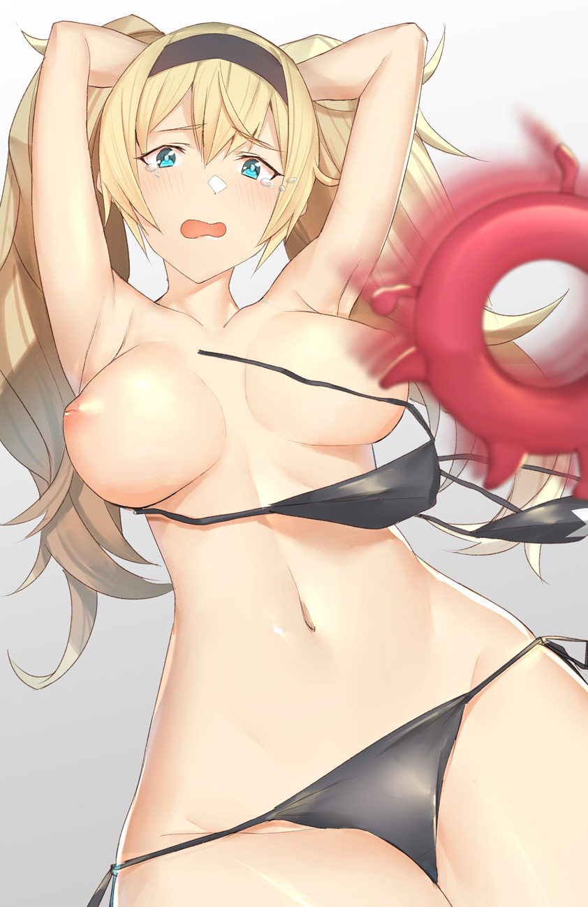 Gambier bay - NSFW, Kantai collection, Gambier bay, Sugoi dekai, Anime art, Abyssal, Anime, Art, Swimsuit, Longpost