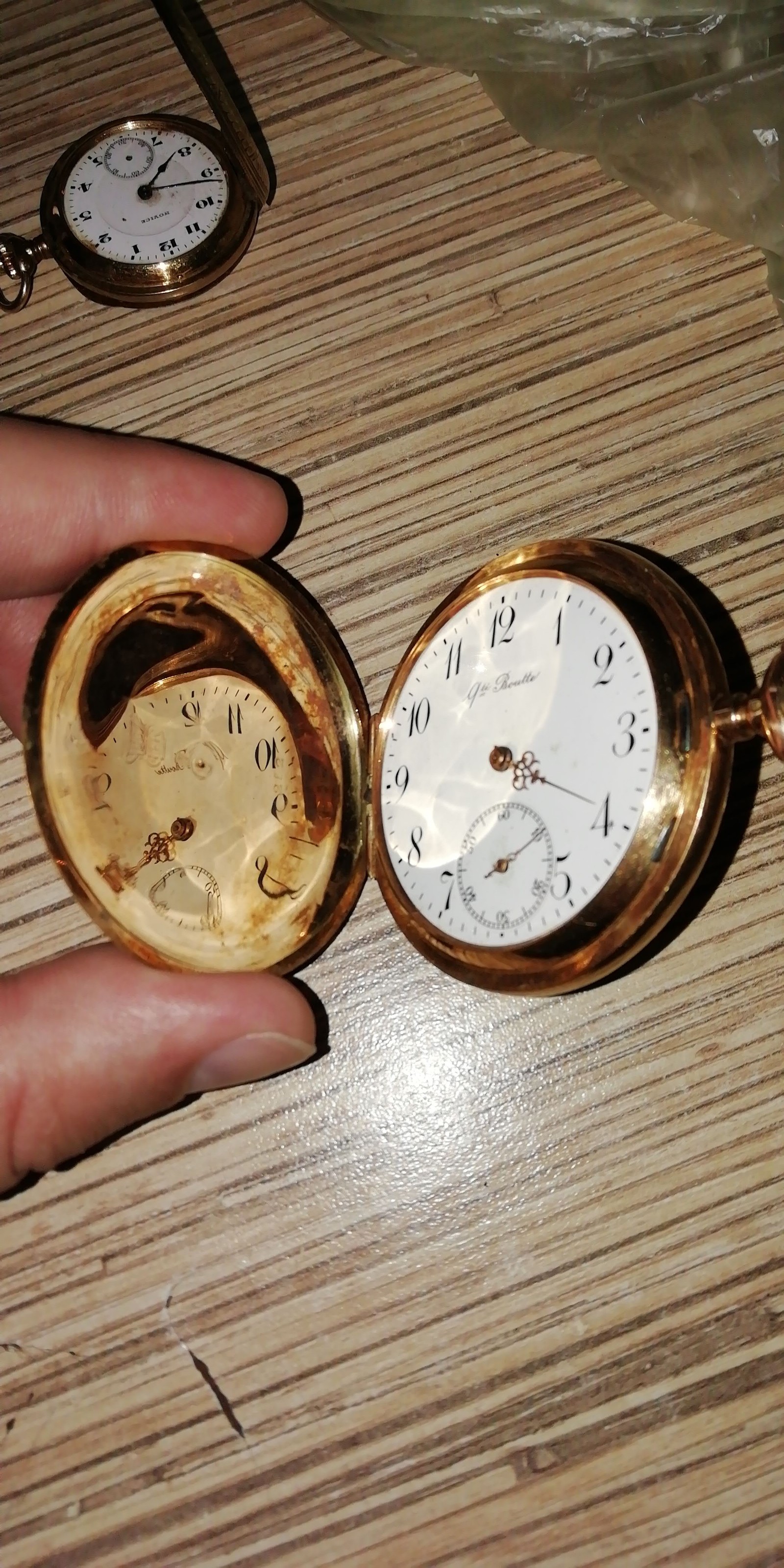 gold watch - My, Antiquarian, Antiques, Gold, Clock, Longpost