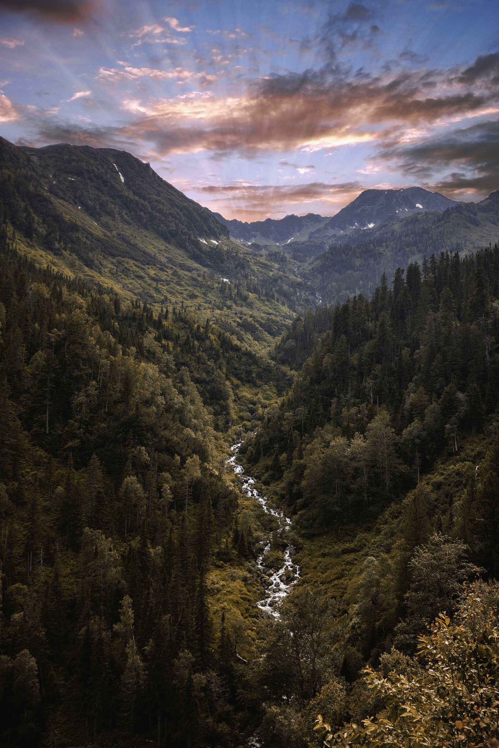 Peak Taltsinsky - My, The mountains, Baikal, Tourism, Sunset