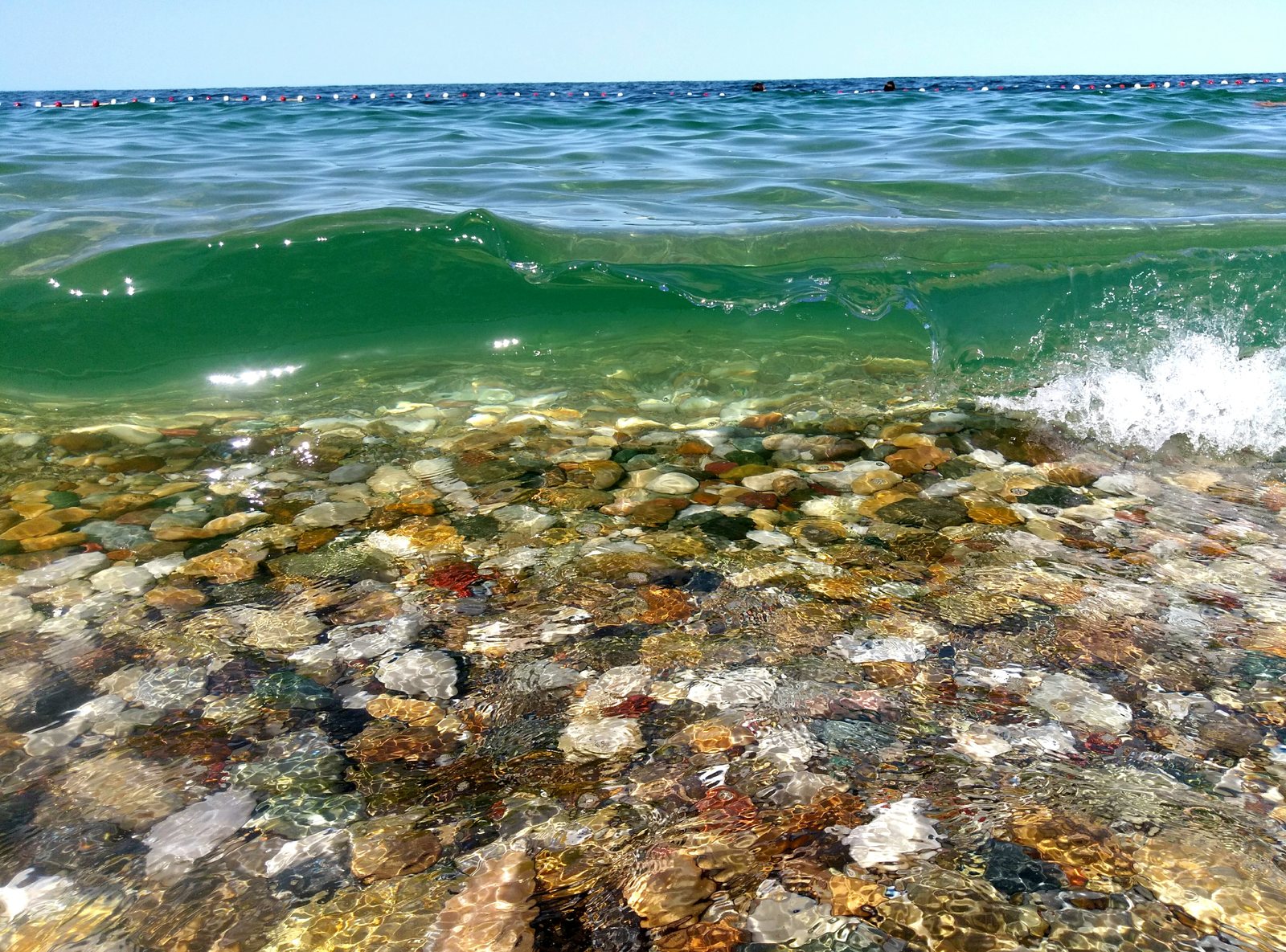 Waves and stones - My, Black Sea, Screensaver, Longpost