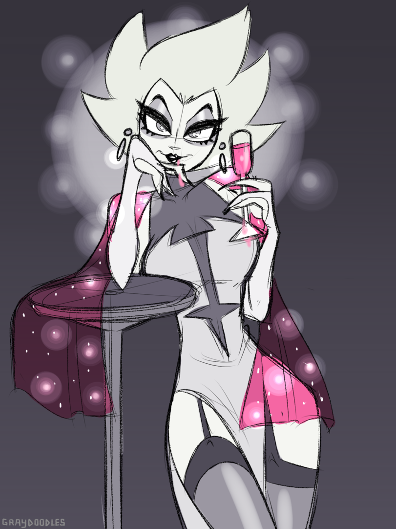 White diamond seduces - Steven universe, Art, White Diamond, Animated series