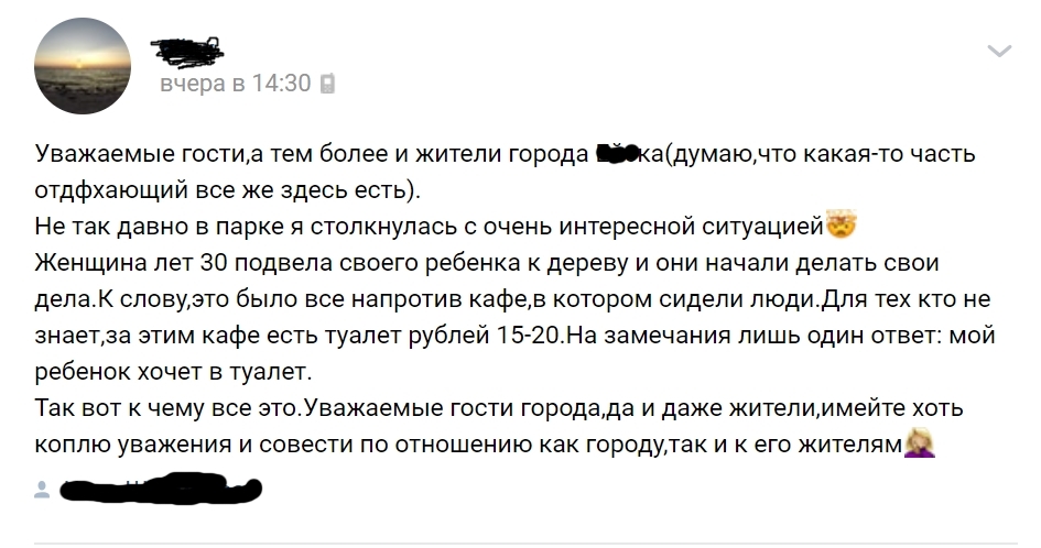 Об урине, или разруха не в клозетах, а в головах - Моё, Мат, Яжмать, Яжотец, Ненависть, Скриншот, Мусор, Свинство, Длиннопост