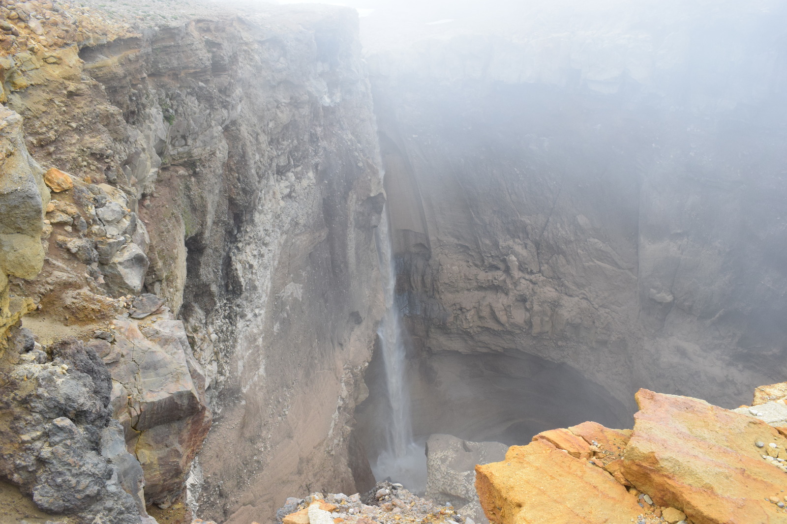 Foggy piece of Kamchatka - My, Kamchatka, The mountains, Hike, Tourism, Longpost, Mutnovsky Volcano