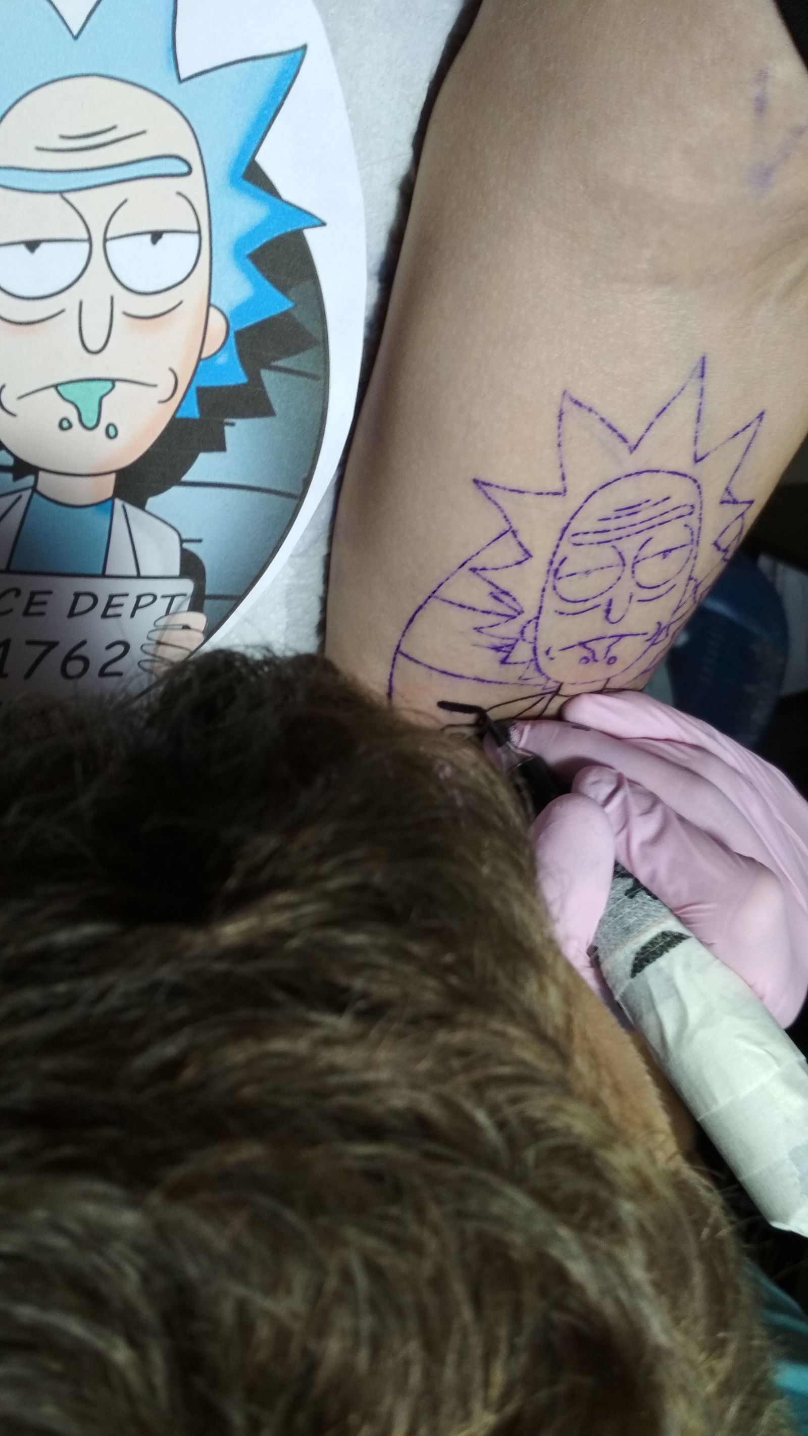 FreeRick - My, Tattoo, Rick and Morty, Rick Sanchez, Longpost