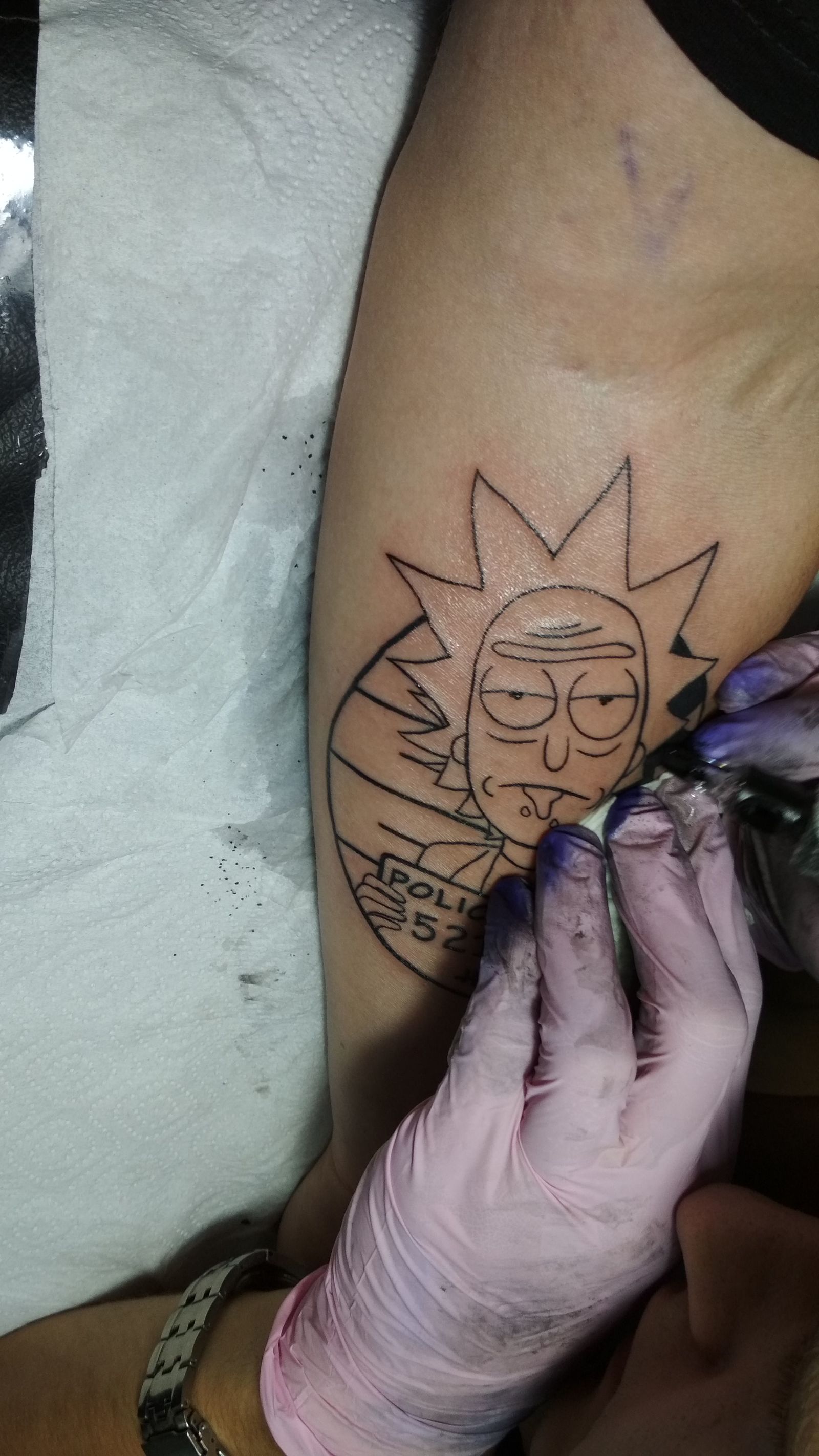 FreeRick - My, Tattoo, Rick and Morty, Rick Sanchez, Longpost